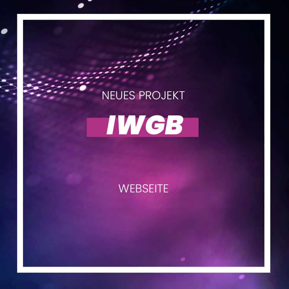Die Website des Vereins IWGB bekommt einen neuen Anstrich