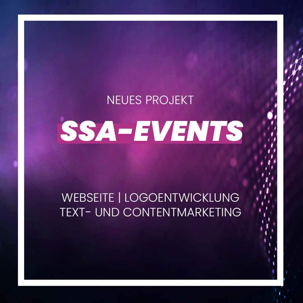 Webseite für SSA-Events