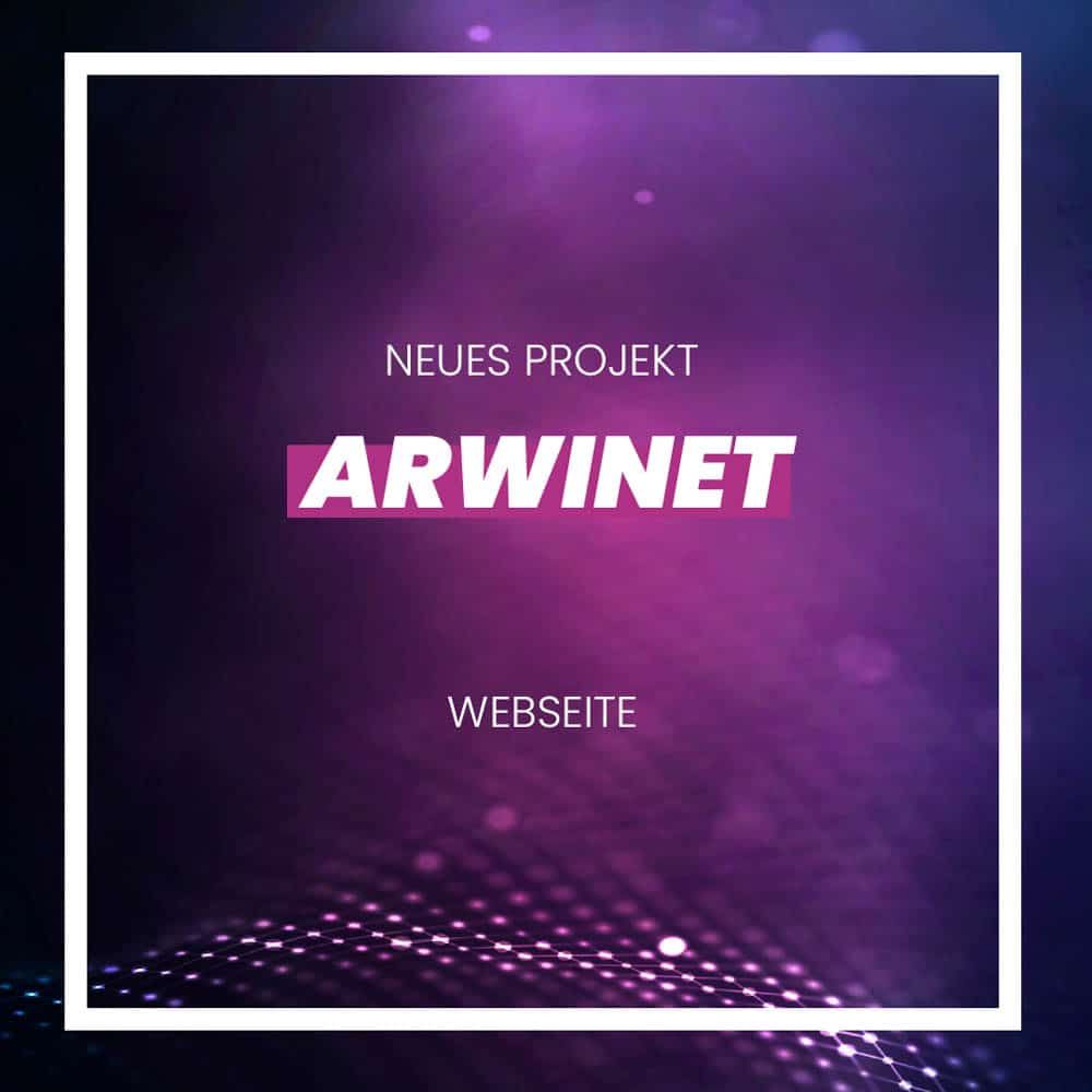 ARWINET: neue Webseite